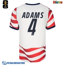 Fotballdrakt Herre Forente stater Tyler Adams #4 Hjemmedrakt VM 2026 Kortermet